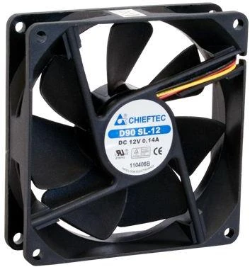 CHIEFTEC 90x90x25mm Sleeve Fan