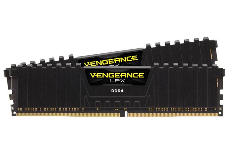 RAM CORSAIR DDR4 2400MHz 16GB 2 x 288 DIMM Nebuferinis 14-16-16-31 Vengeance LPX Juodas Šilumos skirstytuvas 1.20V