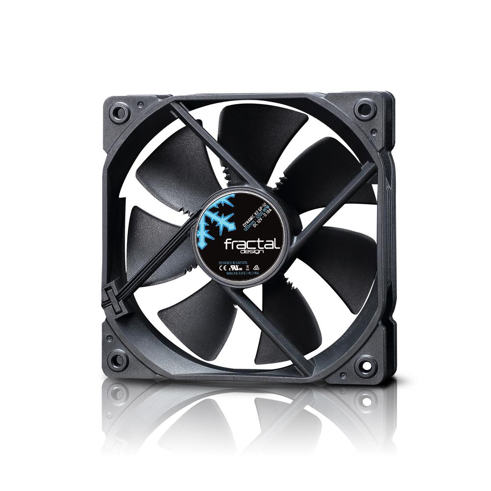 Fractal Design | Dynamic X2 GP-12 PWM Juodas | Baltas blades, juodas frame | Case fan