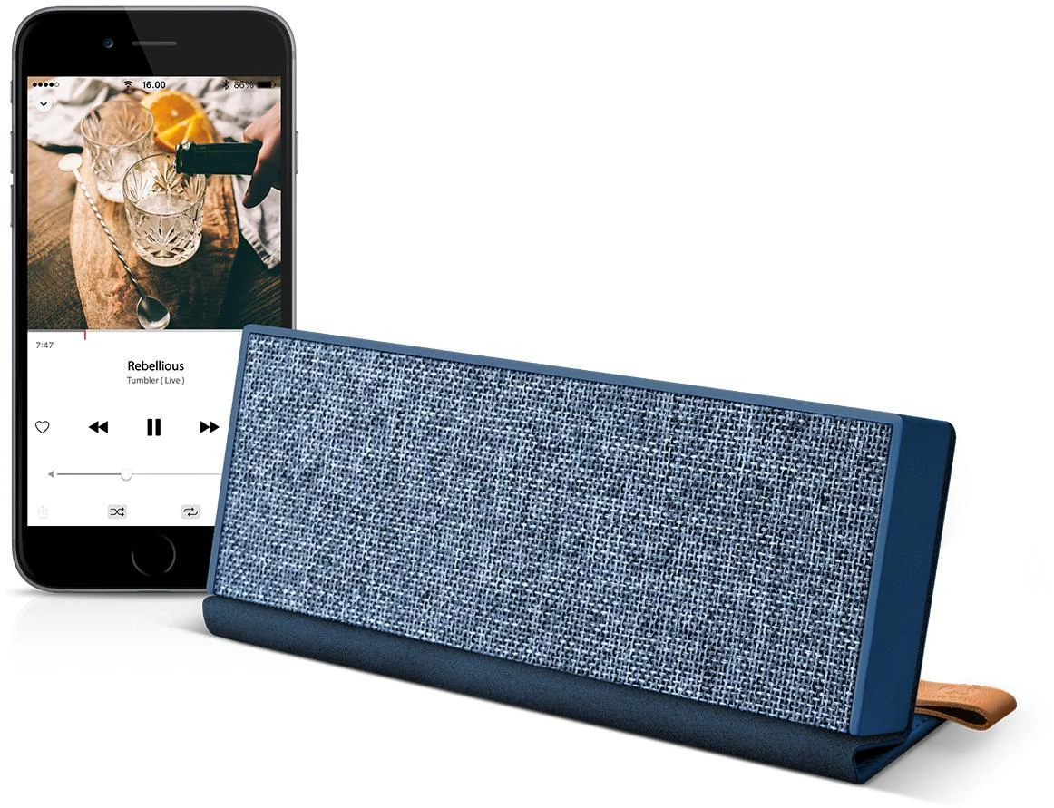 Fresh'n Rebel kolonėlė Rockbox Fold Fabriq Edition indigo spalvos