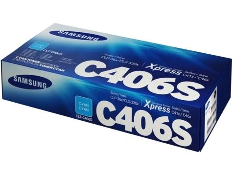 Hewlett Packard (HP) Samsung CLT-C406S kasetė, žalsvai mėlyna