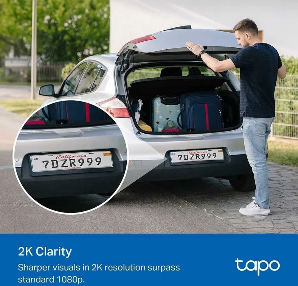 Išmanioji bevielė vidaus/lauko saugumo kamera TP-LINK Tapo C410