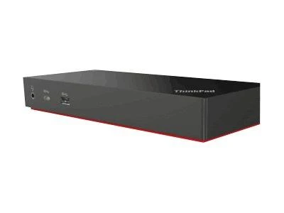 Lenovo ThinkPad Thunderbolt 3 Dock Gen2 (Maksimalūs ekranai: 3, maksimali skiriamoji geba: 4K/60Hz, Palaikoma: 2x4K/60Hz arba 3xFHD, 1xEthernet LAN (RJ-45), 2xDP 1.4, 3xHDMI 2.0, 5xUSB-3. 1 x „Thunderbolt 3“ pasroviui, 1 x USB-C, 1 x 3,5 mm kombinuotas lizdas, įvesties galia: 135 W, išėjimo galia: 90 W) „Lenovo“