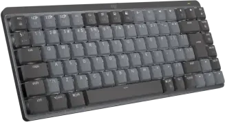 LOGITECH MX MECHANICAL MINI Belaidė minimalistinė klaviatūra su apšvietimu, Grafito spalvos, (US), Tactile Quiet