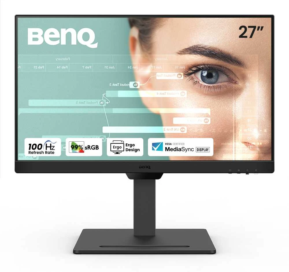 Monitorius Benq | GW2790T | 27 " | IPS | 16:9 | 100 Hz | 5 ms | 250 cd/m² | HDMI jungtys quantity 2 | Juodas