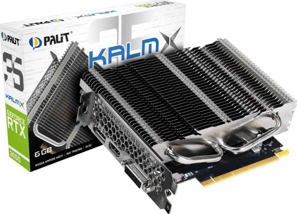 Vaizdo plokštė PALIT RTX3050 KalmX 6GB GDDR6 96bit DVI DP HDMI