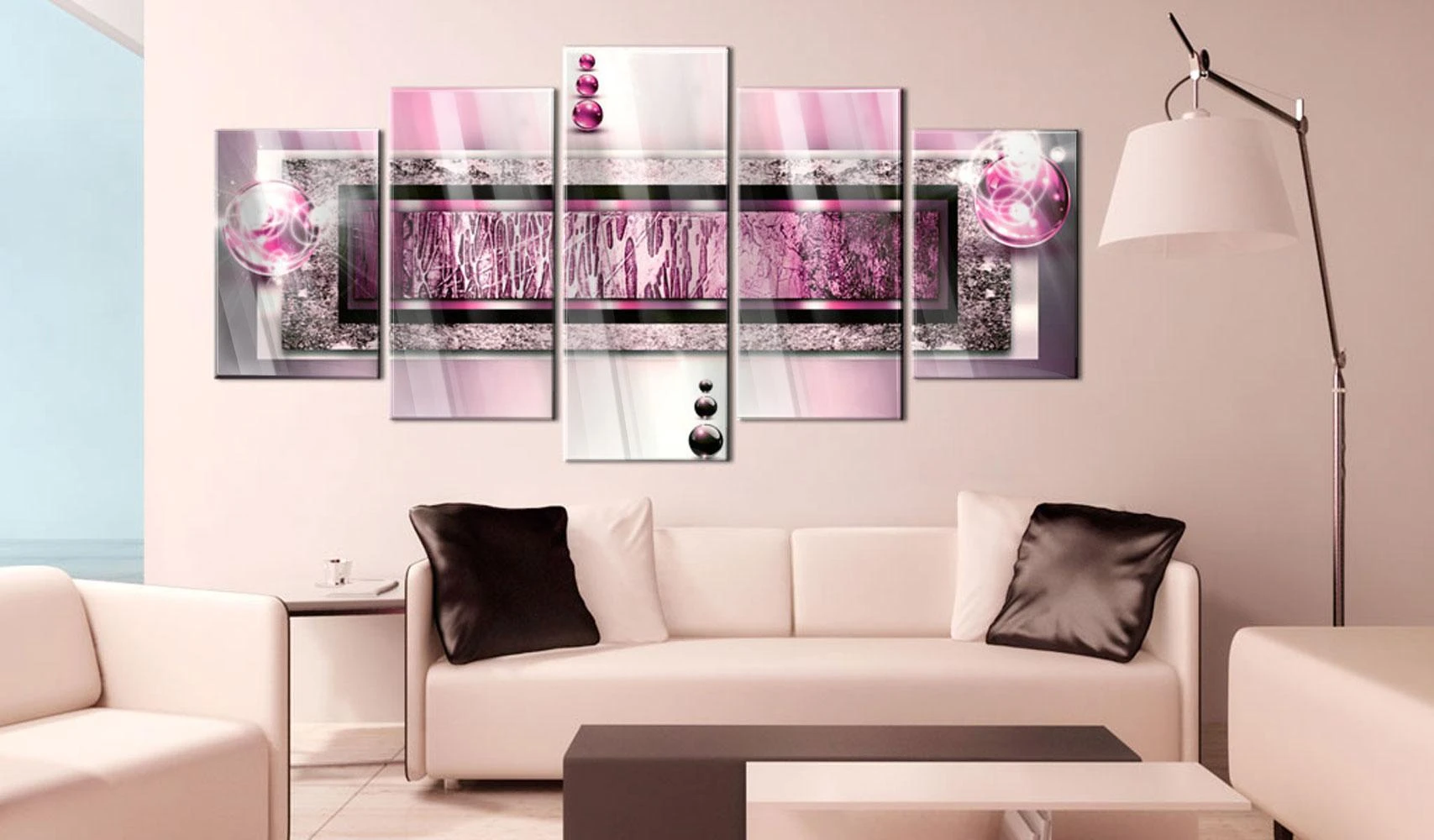 Artgeist Akrilo stiklo paveikslas - Cyclamen Dream