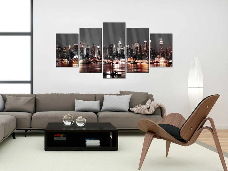 Artgeist Akrilo stiklo paveikslas - Gray City