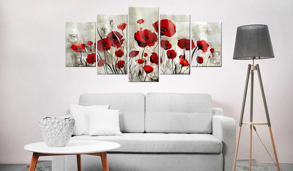 Artgeist Akrilo stiklo paveikslas - Scarlet Field