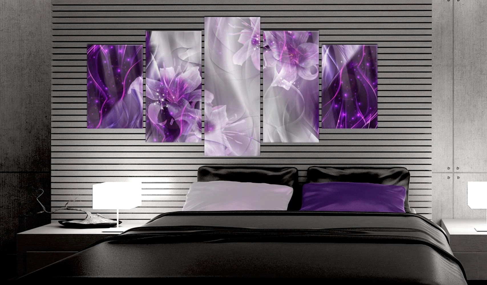 Artgeist Akrilo stiklo paveikslas - Violetinė Utopia