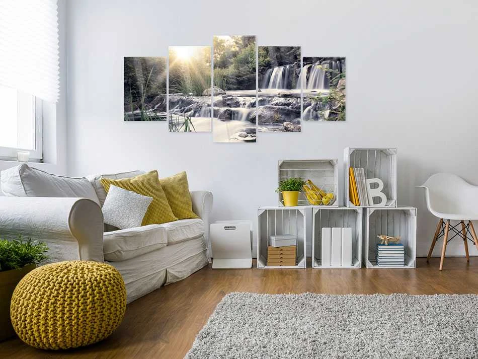 Artgeist Akrilo stiklo paveikslas - Waterfall of Dreams