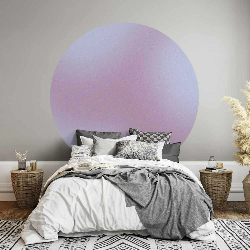 Artgeist Apvalus fototapetas - Complex gradient – gradient composition in nostalgic colours