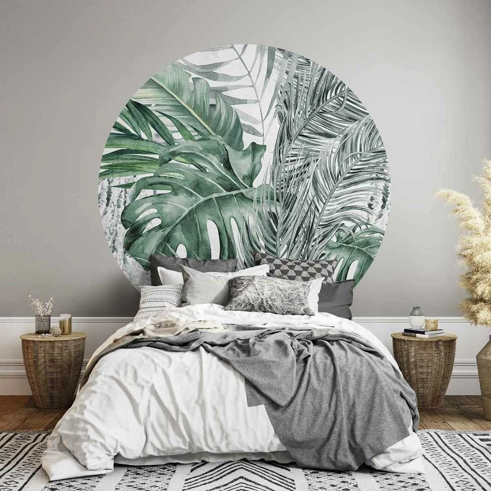 Artgeist Apvalus fototapetas - Dense jungle
