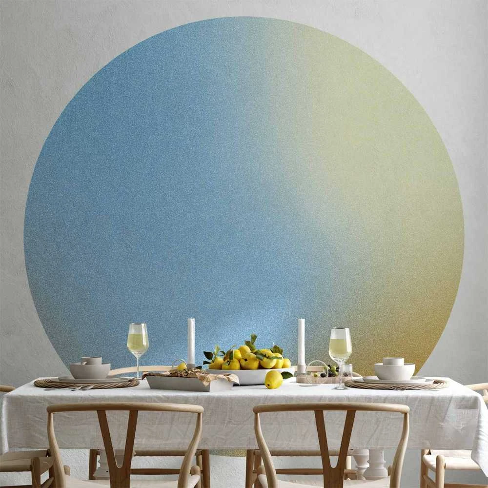 Artgeist Apvalus fototapetas - Energetic gradient – gradient composition in vivid colours