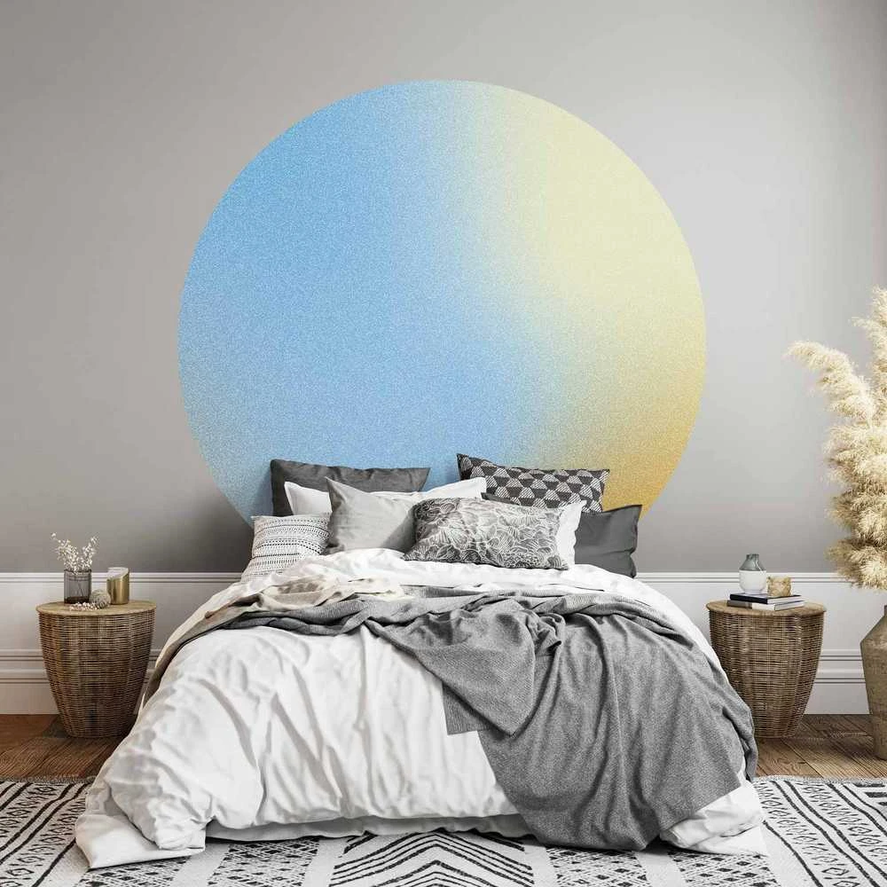 Artgeist Apvalus fototapetas - Energetic gradient – gradient composition in vivid colours