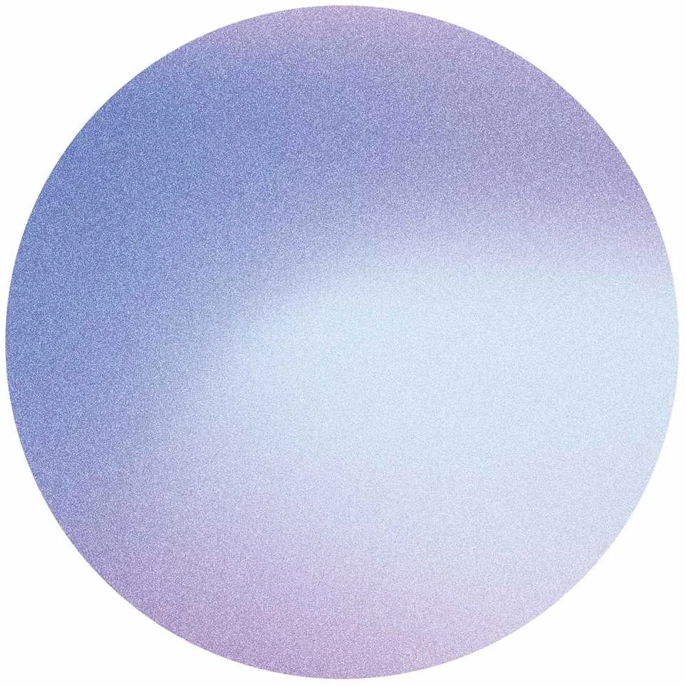 Artgeist Apvalus fototapetas - Heather mist – delicate gradient consisting of many shades of violetinė