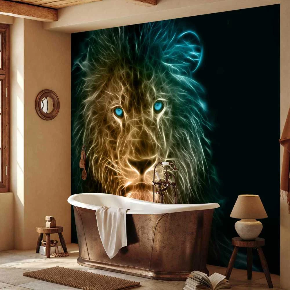 Artgeist Fototapetas - Abstract lion