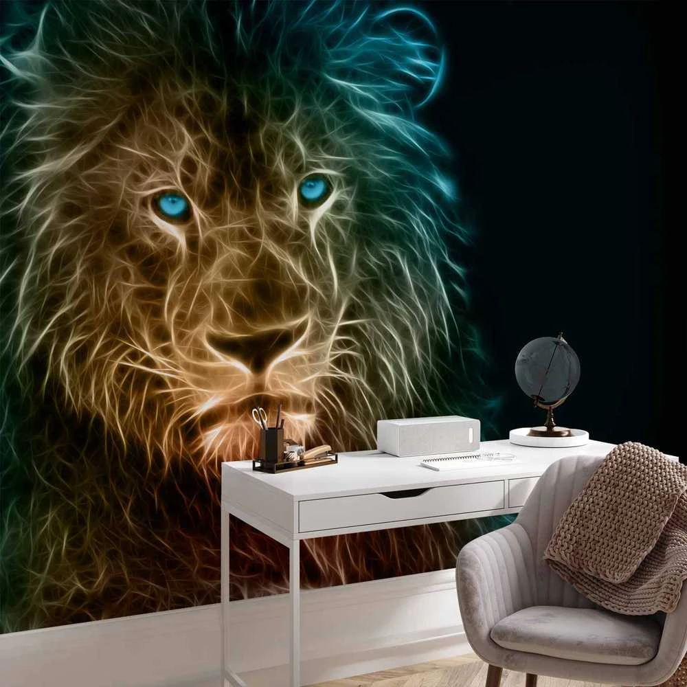 Artgeist Fototapetas - Abstract lion
