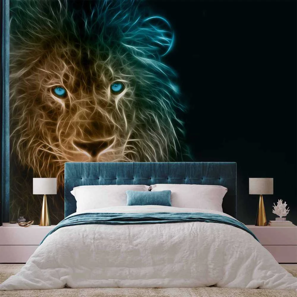 Artgeist Fototapetas - Abstract lion