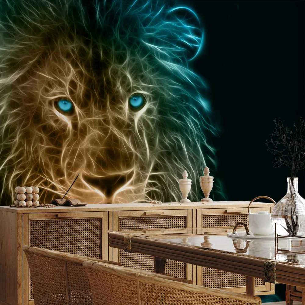 Artgeist Fototapetas - Abstract lion