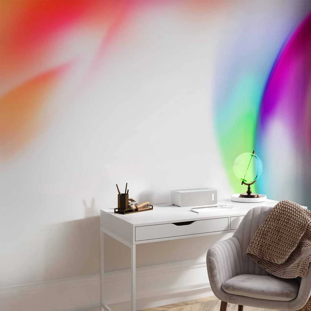 Artgeist Fototapetas - Abstraction - Strong Colors of Irregular Shapes - Multicolor