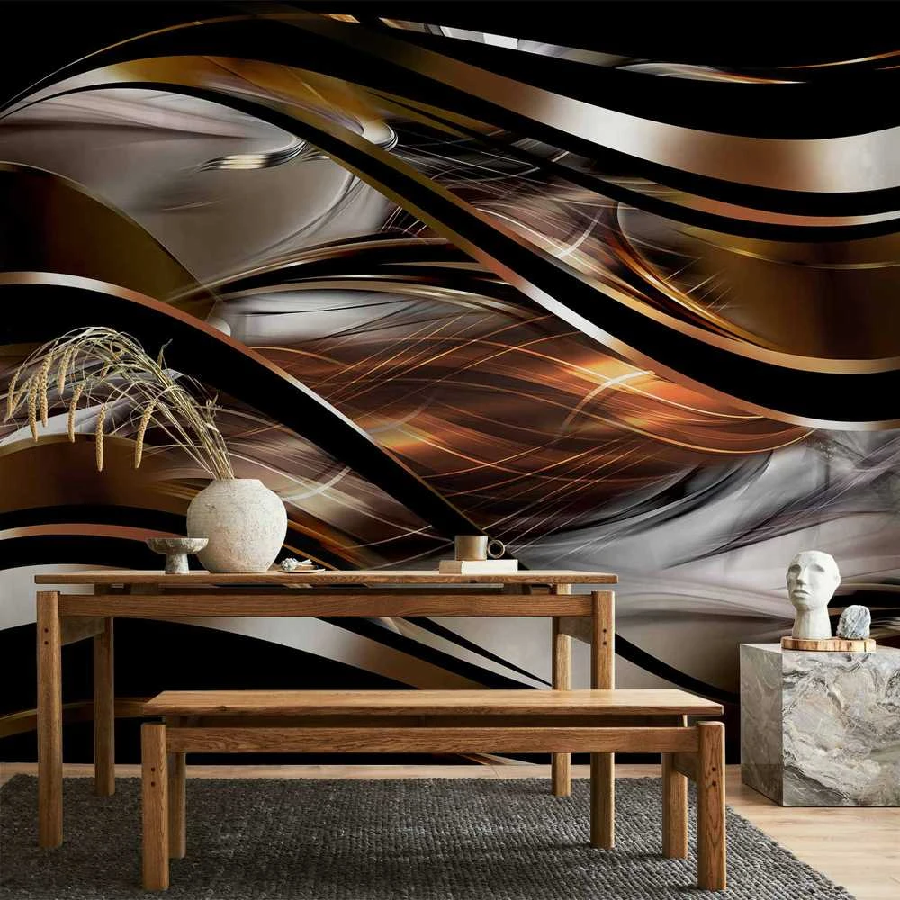 Artgeist Fototapetas - Amber storm