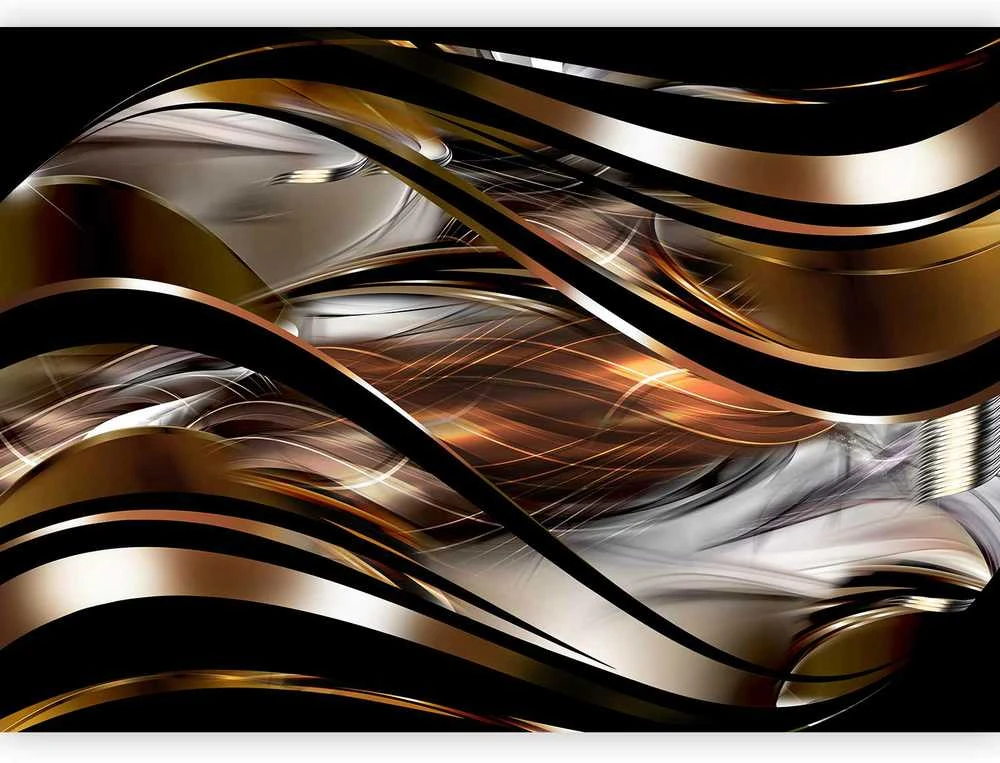 Artgeist Fototapetas - Amber storm