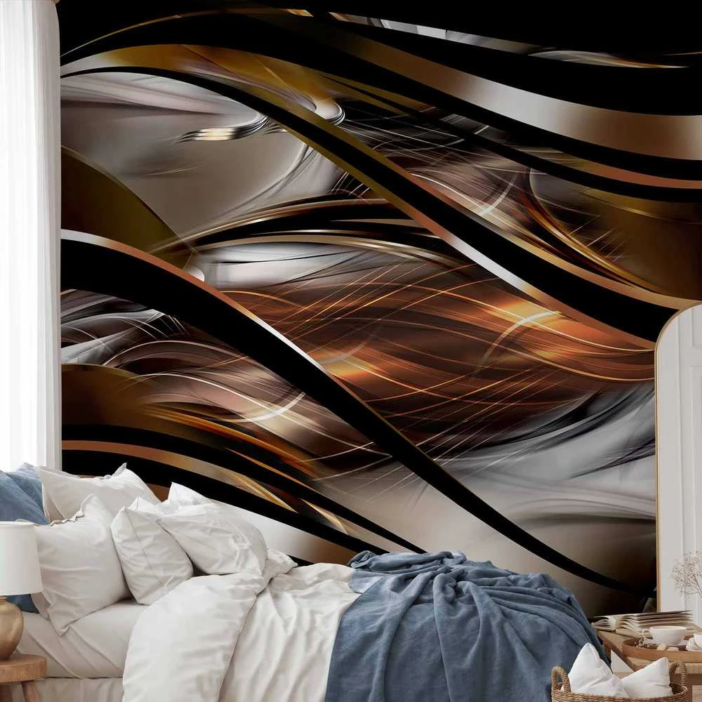 Artgeist Fototapetas - Amber storm