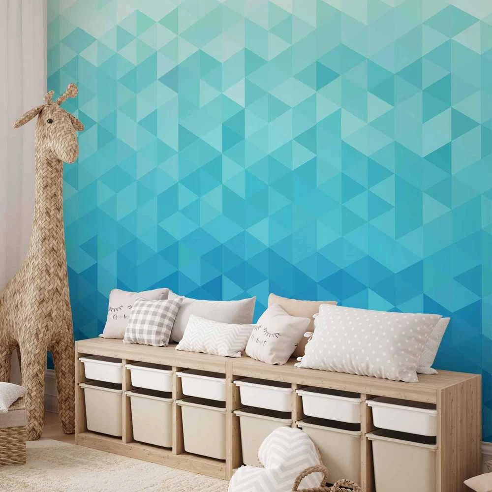Artgeist Fototapetas - Azure pixel