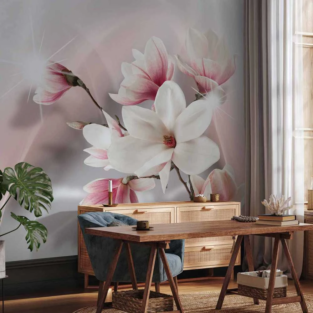 Artgeist Fototapetas - Baltas magnolias