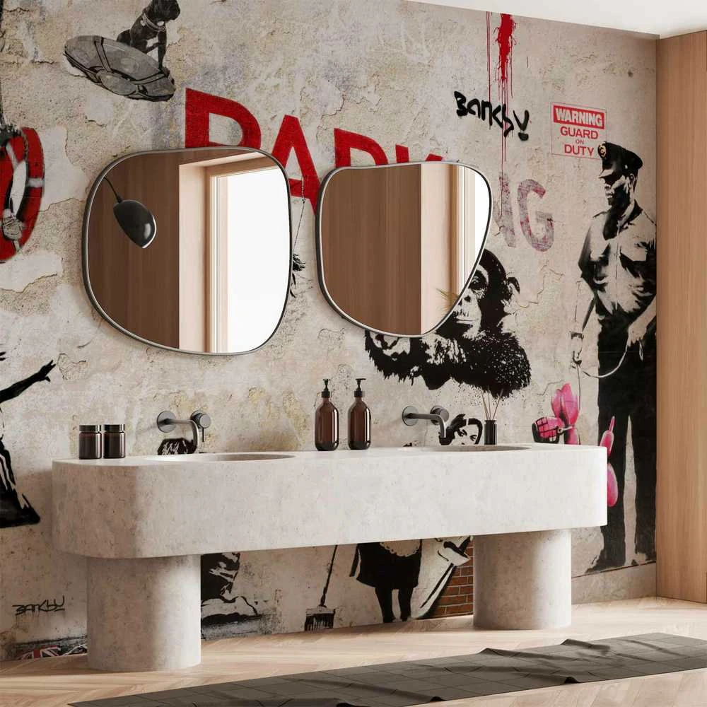 Artgeist Fototapetas - [Banksy] Graffiti Collage
