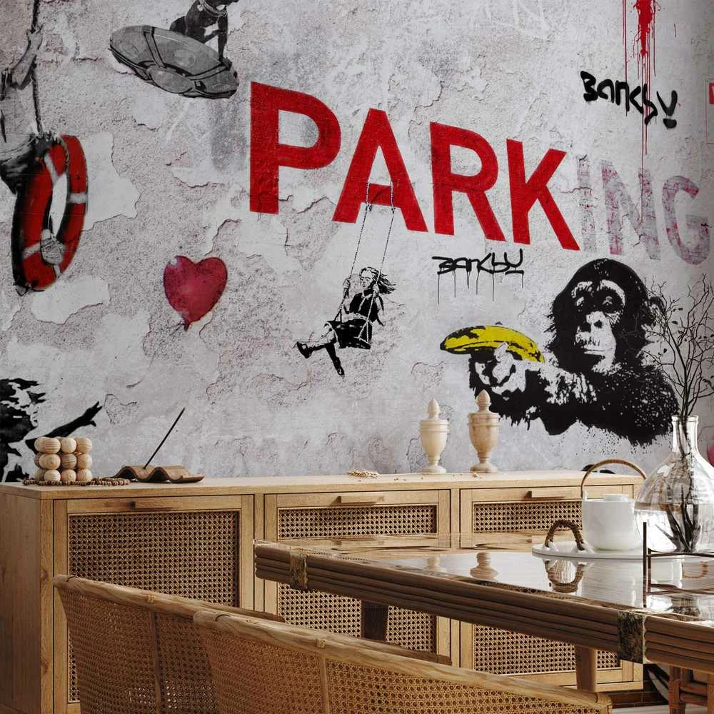 Artgeist Fototapetas - [Banksy] Graffiti Diveristy