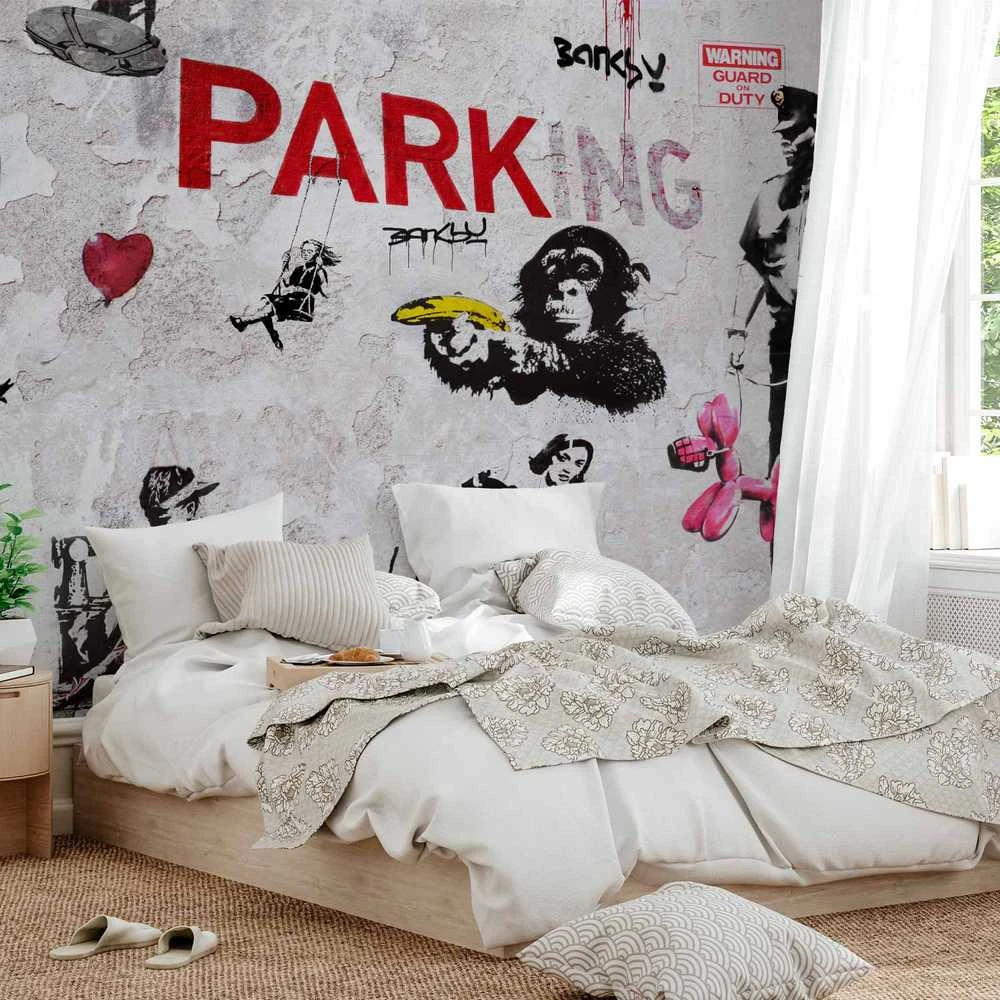 Artgeist Fototapetas - [Banksy] Graffiti Diveristy
