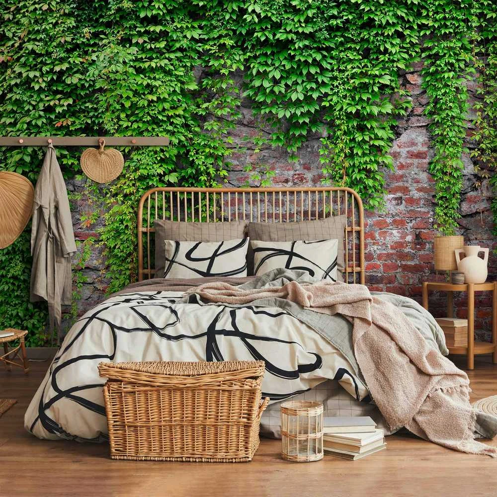 Artgeist Fototapetas - Brick and ivy