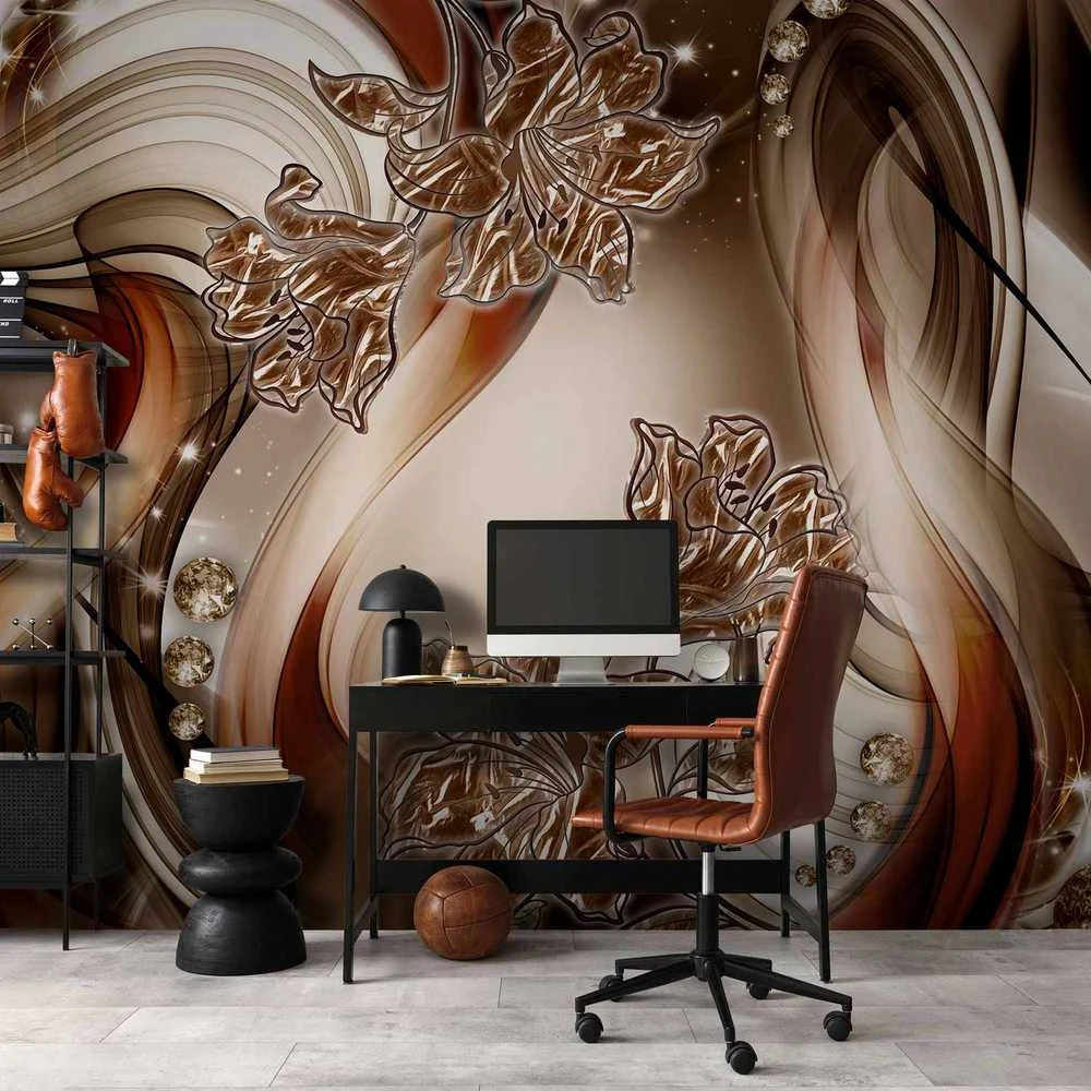 Artgeist Fototapetas - Brown Symphony
