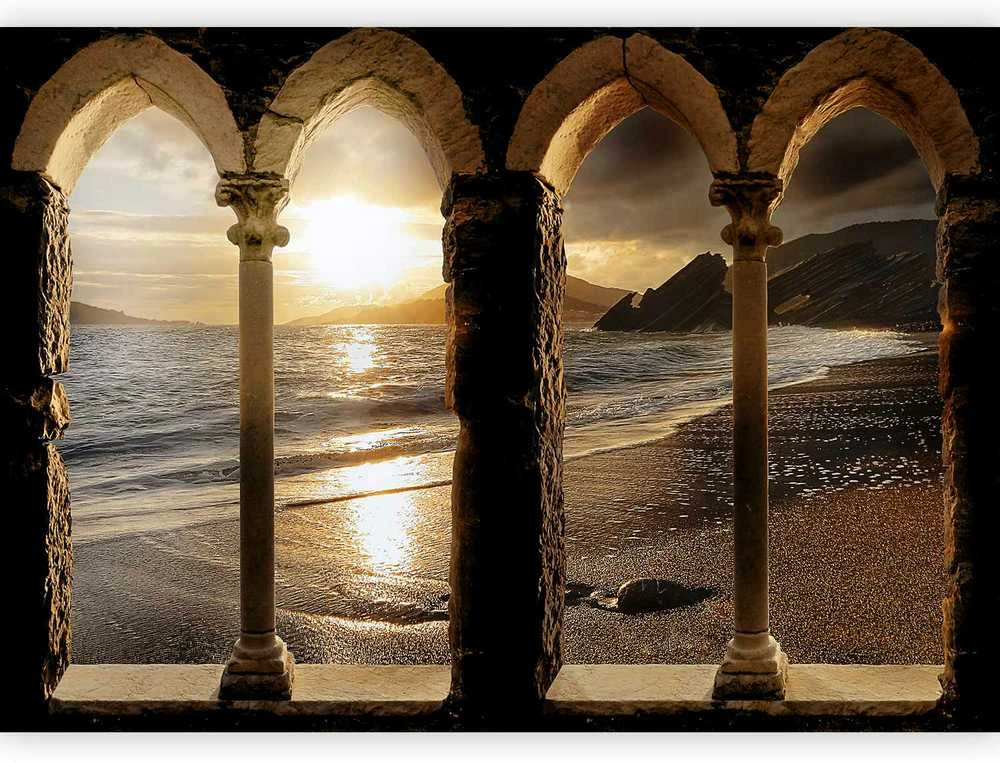 Artgeist Fototapetas - Castle on the beach