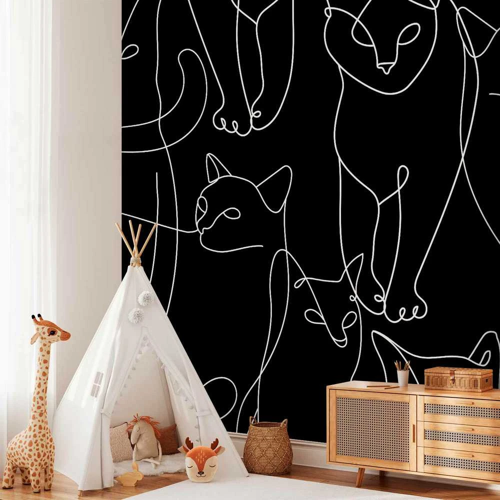 Artgeist Fototapetas - Cat Habits - First Variant