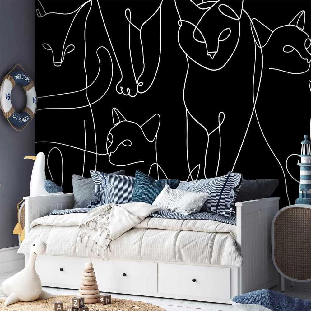 Artgeist Fototapetas - Cat Habits - First Variant