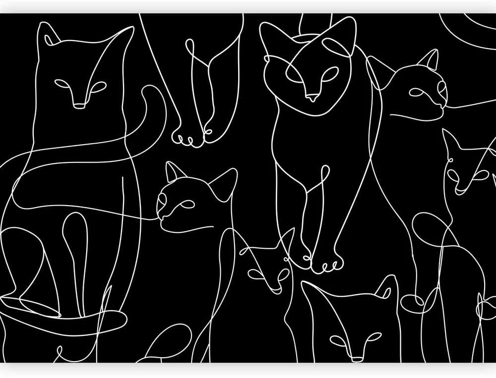 Artgeist Fototapetas - Cat Habits - First Variant