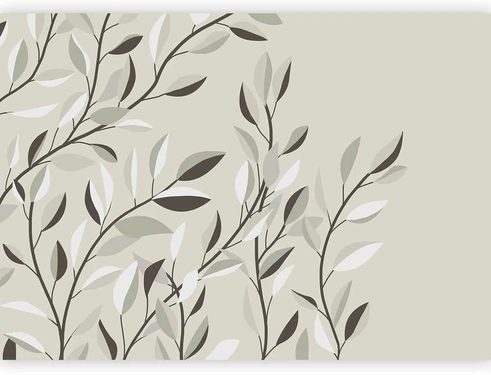 Artgeist Fototapetas - Climbing Leaves - First Variant