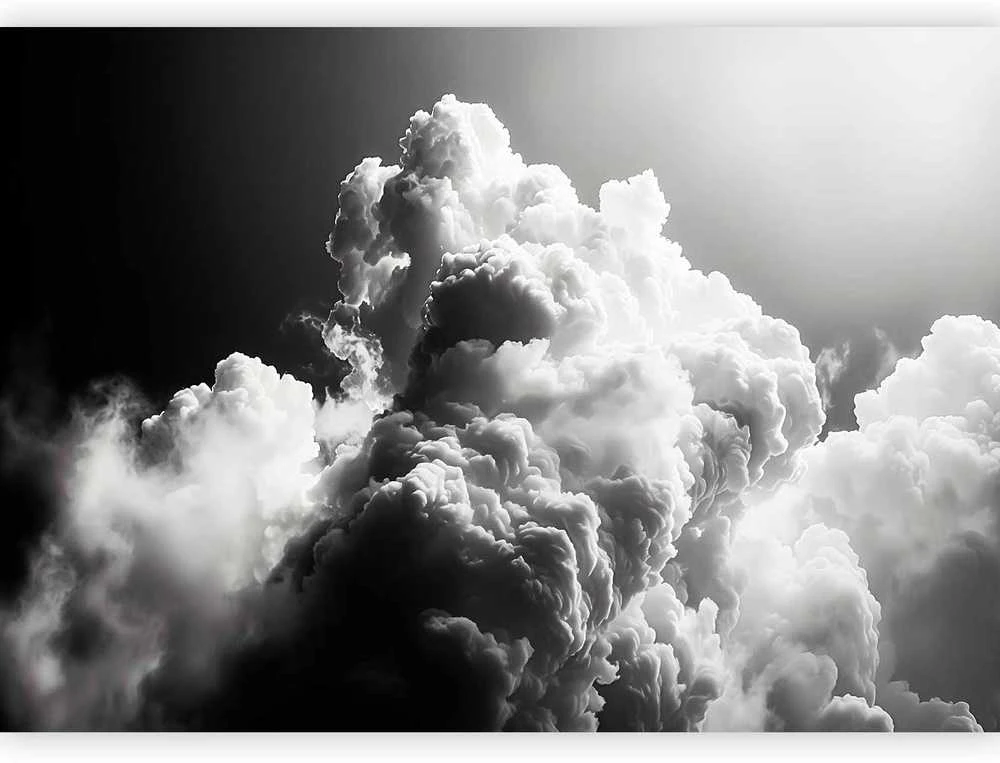 Artgeist Fototapetas - Clouds Like from Dreams: Let the Sun Illuminate Your Day – A Visual Feast