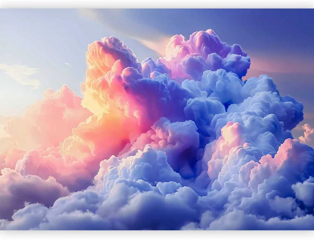 Artgeist Fototapetas - Clouds Like Painted: Artistic Brushes of Dawn Painting the Sky