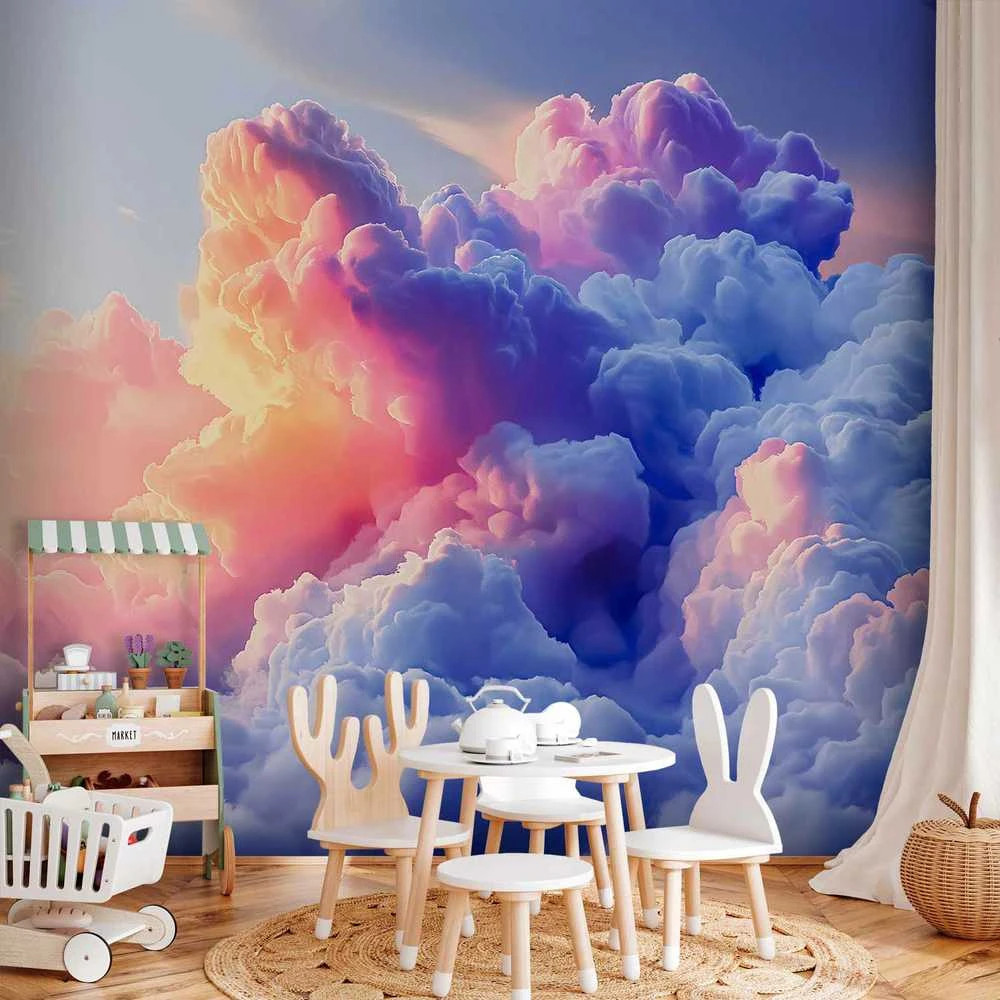 Artgeist Fototapetas - Clouds Like Painted: Artistic Brushes of Dawn Painting the Sky