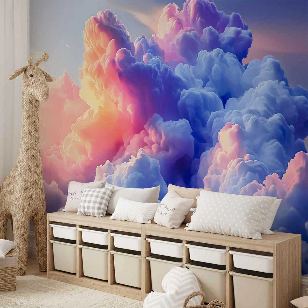 Artgeist Fototapetas - Clouds Like Painted: Artistic Brushes of Dawn Painting the Sky