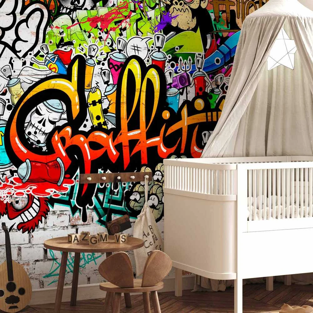 Artgeist Fototapetas - Colorful Graffiti
