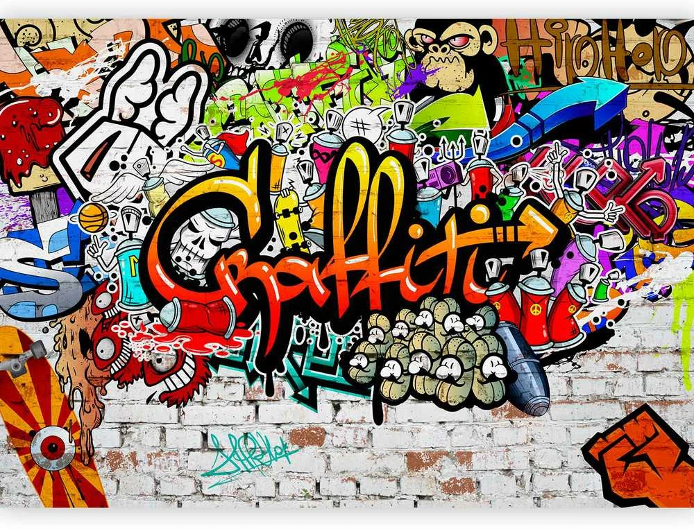 Artgeist Fototapetas - Colorful Graffiti