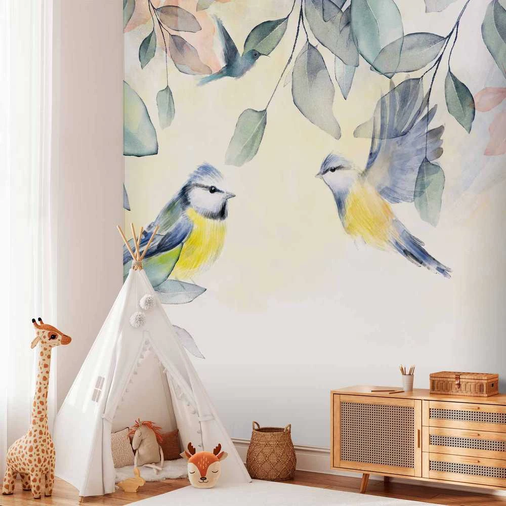 Artgeist Fototapetas - Colorful Titmouse