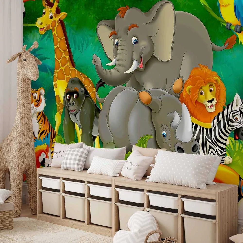 Artgeist Fototapetas - Colourful Safari