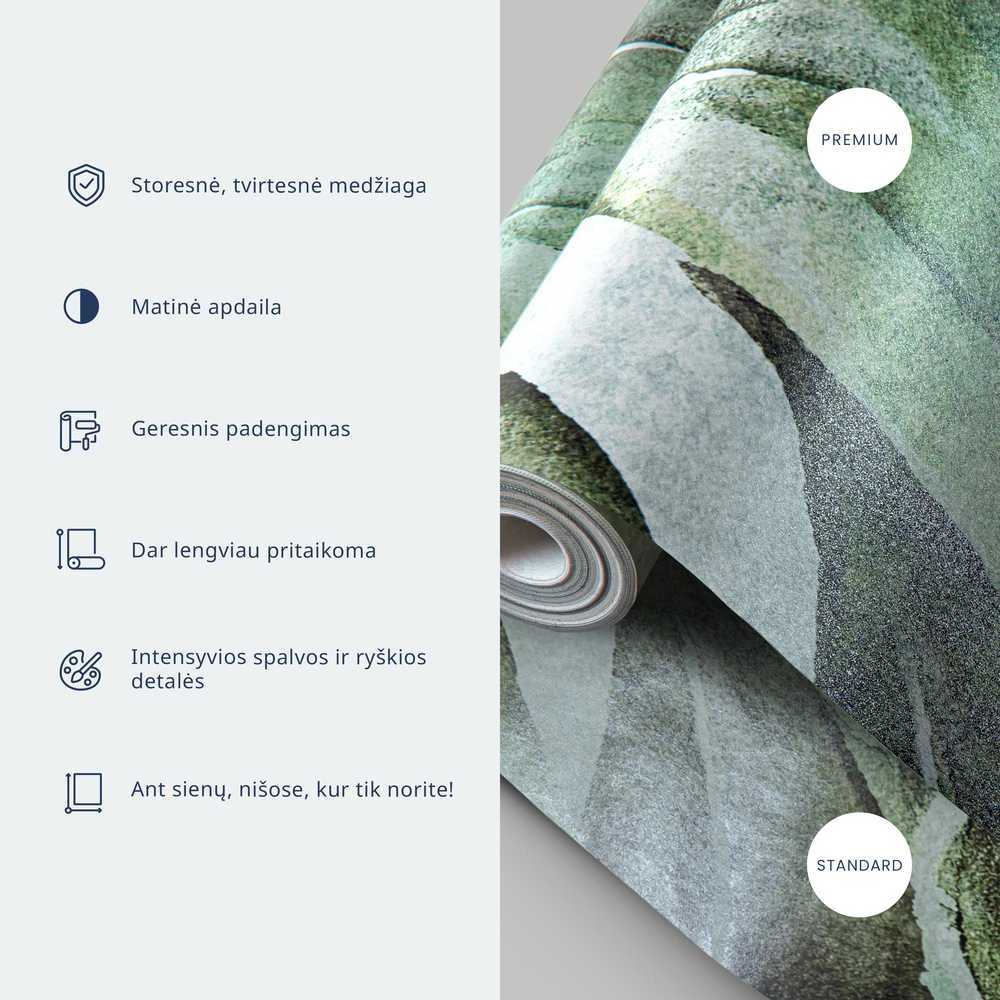 Artgeist Fototapetas - Colourful tulips on a cream background