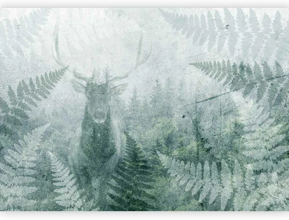 Artgeist Fototapetas - Deer in Ferns - Third Variant